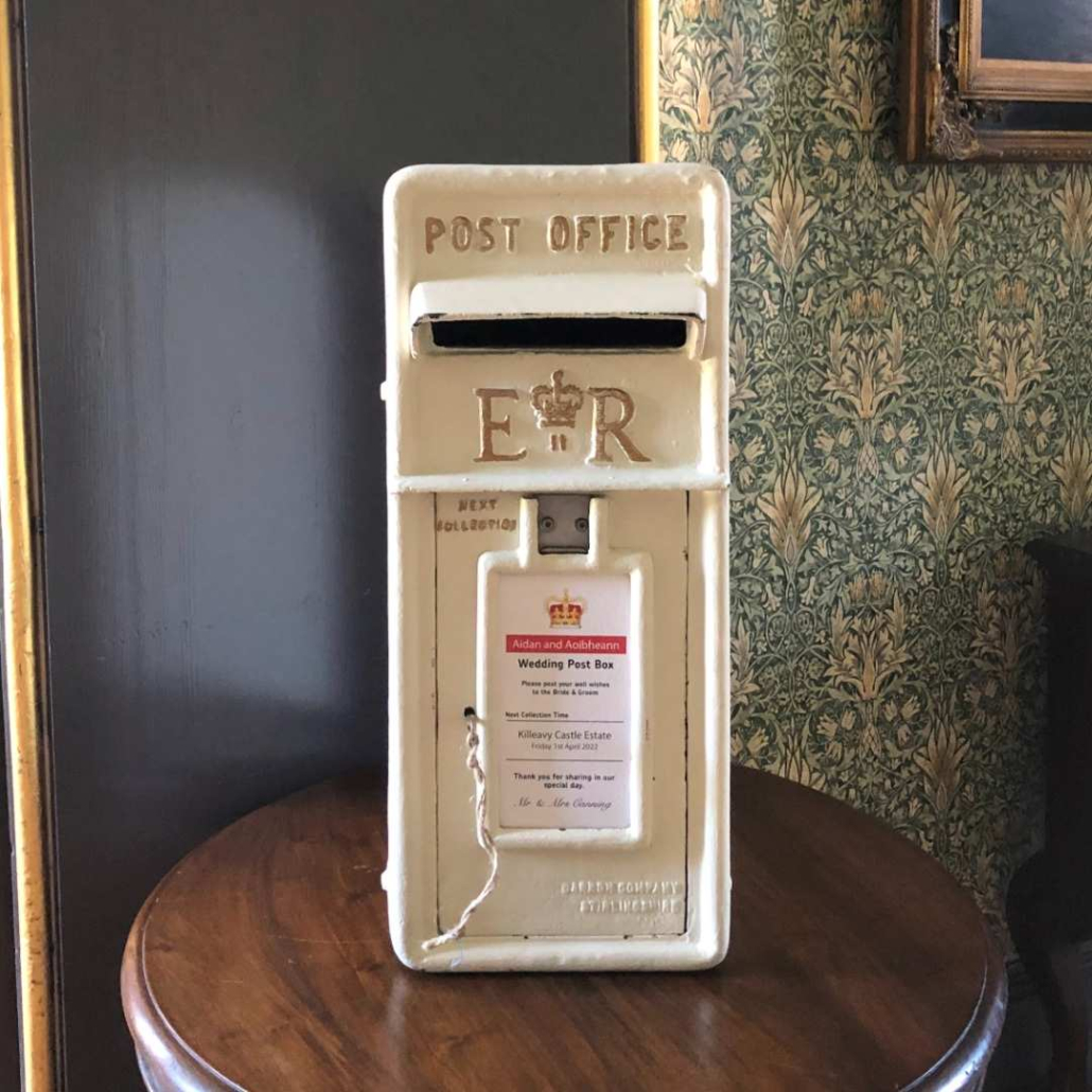 Ivory Wedding Post box